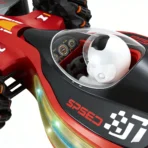 Pro Street Racing RC Spray Car - High-Speed 2.4GHz Remote Control Formula Racer with Mist Exhaust, Lights & Sound (Red) - Image 5