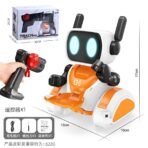 Smart RC Robot Toy with Tank Treads & LED Eyes – Remote Control Interactive Robot for Kids with 360° Rotation – Rechargeable Educational Toy Bot with "Tracking" Design – Birthday Gift for Boys & Girls 6+ - Image 6