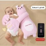 Premium Baby Soothing Palm Sleep Companion for Newborns Baby Girlsboys Duck | Toys for Baby | Crib Toys Washable Cushion Blue (Pink) - Image 2