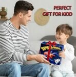 Wall Climbing RC Spider Toy – 360° Rotating Remote Control Spider with LED Lights, Vacuum Suction & Rechargeable Battery (Red & Blue) - Image 5