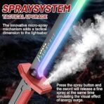 Rechargeable LED Cyber Katana with Realistic "Sword Sparks" Effect & Sound – Color Changing Gradient Blade (Pink/Yellow/Blue), Automatic Drawing Mechanism, Premium Scabbard – Cosplay Toy for Adults & Kids 12+ - Image 7