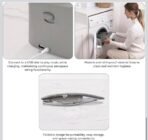 Premium Mastela 4 in 1 Swing Rocker Automatic for Newborn Baby 0 to 18 Month Girl & Boy with 4- Swing Modes, Detachable Tray, Backrest Adjustment Bassinet, Bluetooth Playback - Beige - Image 6