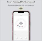 Premium Mastela 4 in 1 Swing Rocker Automatic for Newborn Baby 0 to 18 Month Girl & Boy with 4- Swing Modes, Detachable Tray, Backrest Adjustment Bassinet, Bluetooth Playback - Beige - Image 8