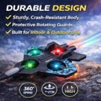 The Little Ones PRO+ RC Fighter Jet – 2.4GHz High-Performance Remote Control Airplane & Quadcopter Hybrid with Multi-Color LED Lights (RTF Edition) - Image 4