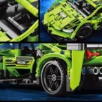 DIY Rechargeable Remote Control Supercar – 1:16 Scale Building Block RC Racing Toy with Strong Power & TPR Tires - Image 5
