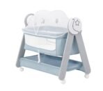 3-in-1 Remote Controlled Electric Baby Cradle – Adjustable Speed, Built-in Lullabies, and Automatic Rocking