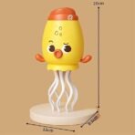 Interactive Dancing Jellyfish & Musical Octopus Toy – 360° Rotating Tentacles, Vibrant LED Lights & Rechargeable Educational Fun (Random Color) - Image 3