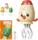 Interactive Dancing Jellyfish & Musical Octopus Toy – 360° Rotating Tentacles, Vibrant LED Lights & Rechargeable Educational Fun (Random Color) - Image 9