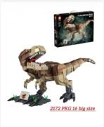 Educational T-Rex Dinosaur Building Blocks – Large 3D Tyrannosaurus Model Toy Kit – STEM Gift for Kids 6+