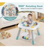 Premium 6-in-1 Baby Activity Center, Baby Jumper & Interactive Play Table with 360° Rotating Seat, Detachable Toys & Music, Montessori,6-36 Months - Image 6