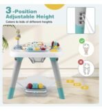 Premium 6-in-1 Baby Activity Center, Baby Jumper & Interactive Play Table with 360° Rotating Seat, Detachable Toys & Music, Montessori,6-36 Months - Image 8