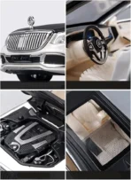 Premium 1:24 Mercedes-Benz Maybach S680 Die-Cast Alloy Model - Remote Controlled Electric Doors, Simulation Sound & Light, Pull-Back Executive Luxury Sedan - Image 2