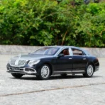 Premium 1:24 Mercedes-Benz Maybach S680 Die-Cast Alloy Model - Remote Controlled Electric Doors, Simulation Sound & Light, Pull-Back Executive Luxury Sedan - Image 5