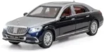 Premium 1:24 Mercedes-Benz Maybach S680 Die-Cast Alloy Model - Remote Controlled Electric Doors, Simulation Sound & Light, Pull-Back Executive Luxury Sedan