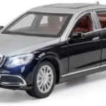 Premium 1:24 Mercedes-Benz Maybach S680 Die-Cast Alloy Model - Remote Controlled Electric Doors, Simulation Sound & Light, Pull-Back Executive Luxury Sedan