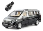 1:24 Mercedes-Benz V-Class VS680 Luxury Die-Cast Model - Remote Controlled Electric Doors, Starlight Ceiling, Sound & Light Effects, Pull-Back Business Van