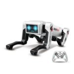 Premium KTRS Enterprise Intelligent RC Robot Dog – AI Programmable Smart Pet with LED Eyes, Interactive Dancing, Educational Modes
