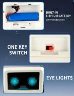 Premium KTRS Enterprise Intelligent RC Robot Dog – AI Programmable Smart Pet with LED Eyes, Interactive Dancing, Educational Modes - Image 5