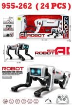 Premium KTRS Enterprise Intelligent RC Robot Dog – AI Programmable Smart Pet with LED Eyes, Interactive Dancing, Educational Modes - Image 9