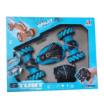 Premium Stunt Multifunction RC Racing Spray Car – 2.4GHz Remote Control Stunt Vehicle with Realistic Smoke Spray, LED Lights, Music & One-Touch Transformation