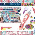 Richtots Premium 2-in-1 Hair Beader & Braider Kit, DIY Fashion Hair Accessory Studio with Automatic Beading Tool and Braiding Machine, Creative Styling Craft Gift for Girls Ages 5+