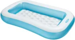 Richtots Premium Intex #57403 Rectangular Inflatable Baby Pool – Soft Padded Air-Cushioned Floor for Safety – Durable Double-Ring Sidewalls for Toddler Water Play & Backyard Fun