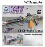Richtots Premium Electronic AK47 Orbies Blaster Gun – Gel Ball Shooter with Smoke Effect, Sensor Lights & Auto Fire Action – Interactive Outdoor Toy Gun for Kids & Teens - Image 2