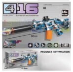 Richtots Premium Electronic Orbies Blaster Gun – Interactive Gel Ball Shooter with Smoke Effect, Sensor Lights, and Rapid Fire Action – Multi-Feature Outdoor Toy Gun for Kids & Teens - Image 2
