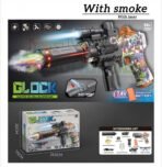 Richtots Premium Electronic Orbies Blaster Gun – Gel Ball Shooter with Smoke Effect, Laser Sensor Light, Flashlight & Auto Fire Action – Interactive Outdoor Toy Gun for Kids & Teens - Image 2