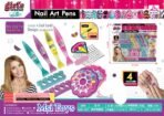 Richtots Premium 2-in-1 Nail Art Pens & Beauty Studio, DIY Creative Manicure Set with 4 Dual-Tip Paint Pens, Stickers, and Appliques, Healthy & Non-Toxic Craft Gift for Girls - Image 4