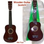 Richtots Premium Small-Size Wooden Acoustic Guitar for Beginners, 4-String Educational Musical Instrument Toy for Kids, Classic Brown Finish, Ideal Birthday Gift for Toddlers & Aspiring Musicians - Image 6