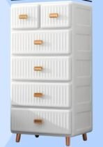 Richtots Premium Storage drawers 6 drawers Green/white/grey