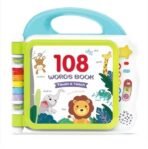 Richtots Premium 108 Words Touch & Teach Electronic Book – Interactive Musical Learning Toy for Toddlers