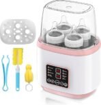 Premium Baby Bottle Warmer,8-in-1 Baby Bottle Sterilizer, Quick Bottle Warmer, Baby Milk Bottle Warmer, Quick Baby Food Warmer and Defrost, BPA Free Baby Food Heater with LCD Display (8in1 MULTICOLOR)