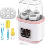 Premium Baby Bottle Warmer,8-in-1 Baby Bottle Sterilizer, Quick Bottle Warmer, Baby Milk Bottle Warmer, Quick Baby Food Warmer and Defrost, BPA Free Baby Food Heater with LCD Display (8in1 MULTICOLOR)