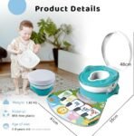 Richtots Premium Musical Potty Chair – Realistic Toddler Training Toilet with Sound Effects and Comfort Cushion - Image 5