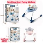 Richtots Premium Multifunction Baby Walker – Foldable Activity Center with Interactive Toys, Adjustable Height & Compact Design for Infants - Image 7