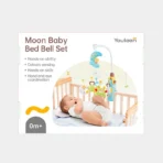 Richtots Premium Moon Baby Bed Bell Set – Musical Rotating Baby Crib Mobile - Image 4