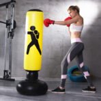 Professional Inflatable Freestanding Boxing Punch Bag – Heavy Duty Kickboxing Tower for Home Gym & Fitness Training - Image 2