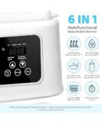 Premium 2-in-1 Baby Bottle Warmer & Sterilizer – Fast Heating, Precise Temperature Control, LCD Display, Large Capacity with Pliers and Brush - Bottles not Included, Baby Food Formula Heater - Image 3