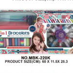Richtots Premium 2-in-1 Bracelet Maker & Braiding Kit, DIY Fashion Accessory Studio with Wrist Twists and Braided Bracelet Tools, Creative Craft Gift for Girls Ages 6+