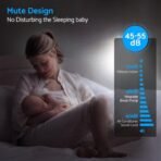 Richtots Premium Hands-Free Wearable Breast Pump – Cordless Electric Milk Extractor with Smart LED Display & Adjustable Suction - Image 6