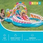 Richtots Premium Intex #57149 Candy Zone Inflatable Play Center – Large Kids’ Water Park with Chocolate Slide and Sprayer – Sweet Summer Backyard Fun - Image 2