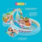 Richtots Premium Intex #57149 Candy Zone Inflatable Play Center – Large Kids’ Water Park with Chocolate Slide and Sprayer – Sweet Summer Backyard Fun - Image 3
