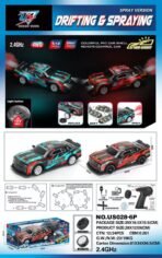 Smart 4WD Drift & Spray RC Racer – Professional 2.4GHz Remote Control Car with Interchangeable Tires & Neon Lighting - Image 3