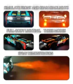 Smart 4WD Drift & Spray RC Racer – Professional 2.4GHz Remote Control Car with Interchangeable Tires & Neon Lighting - Image 7