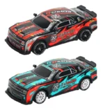 Smart 4WD Drift & Spray RC Racer – Professional 2.4GHz Remote Control Car with Interchangeable Tires & Neon Lighting - Image 5