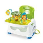 Richtots Premium Adjustable Baby Booster Chair – Portable High Chair with Secure Safety Harness