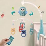 Richtots Premium Happy Bed Bell – Musical Rotating Baby Crib Mobile - Image 2