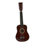 Richtots Premium Small-Size Wooden Acoustic Guitar for Beginners, 4-String Educational Musical Instrument Toy for Kids, Classic Brown Finish, Ideal Birthday Gift for Toddlers & Aspiring Musicians - Image 2